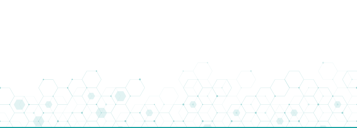 Abstract teal gradient background representing data-driven healthcare intelligence